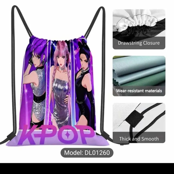Kpop Drawstring Bag - Picture 2 of 2